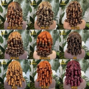 Bouncy Curls, High Quality, Cheap Lace Front Wig 100% Human Hair, Glueless.