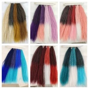 Kanekalon Synthetic Fiber Braiding Hair 24” starting 4.00 per pack