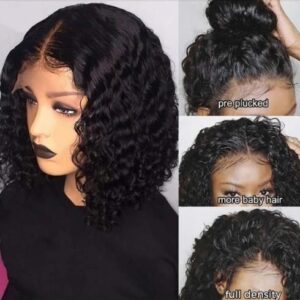Water Wave Brazilian Mink Human Hair Lace Wig 8”-28” | HD Lace Front | 180 Density | Available in All Colors