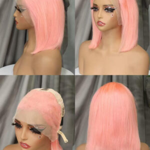 Peach Glam Bob